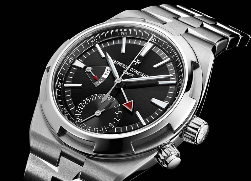 江詩丹頓海外雙時黑色腕表7900V/110A-B546-復(fù)刻表