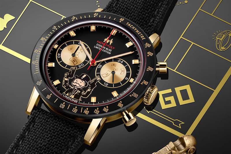 玩具反斗城Monopoly X Undone MONEYMAN手表系列-復(fù)刻表