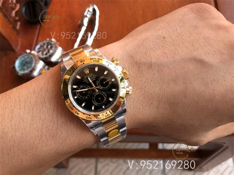 N廠勞力士迪通拿m116518ln間金黑盤復(fù)刻表做工怎么樣-內(nèi)附實拍圖-復(fù)刻表