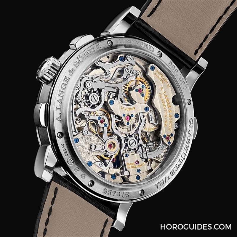 A. LANGE & S?HNE - 朗格1815 Rattrapante追針計時碼表尊貴鉑金呈現頂級工藝