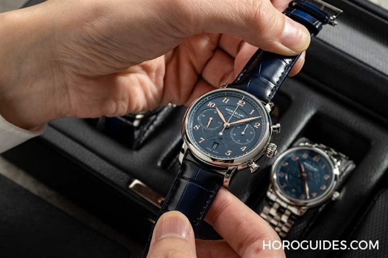 冰川紋藍面,暮色下的白朗峰頂印象|Montblanc明星傳承系列限量新作-復刻表