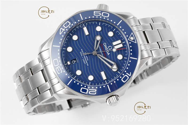 ZF廠海馬300-ZF廠復(fù)刻歐米茄海馬300藍盤做工怎么樣-復(fù)刻表