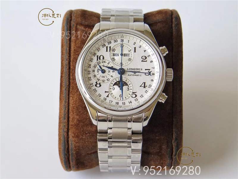 GS廠浪琴名匠月相八針復(fù)刻表對比正品做工怎么樣-復(fù)刻表