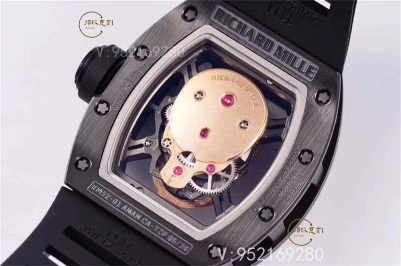 ZF廠理查德米勒RM052骷髏頭黑陶瓷復刻做工評測-復刻表