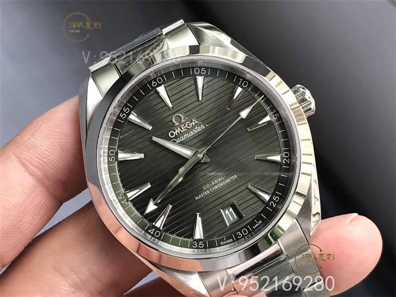 VS廠歐米茄海馬150柚木綠盤復(fù)刻做工怎么樣-逢綠必火Aqua Terra新配色-復(fù)刻表