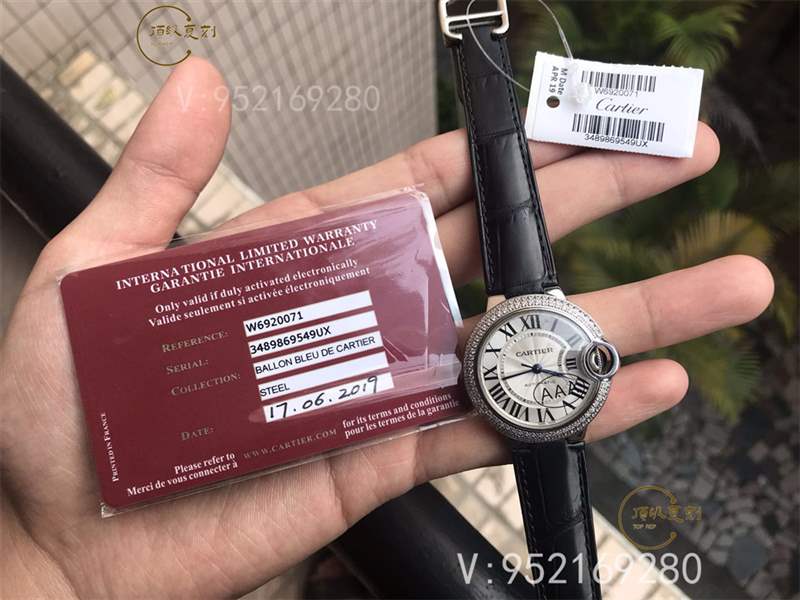 V6廠卡地亞33mm藍(lán)氣球W4BB0016鉆圈復(fù)刻表做工怎么樣-復(fù)刻表