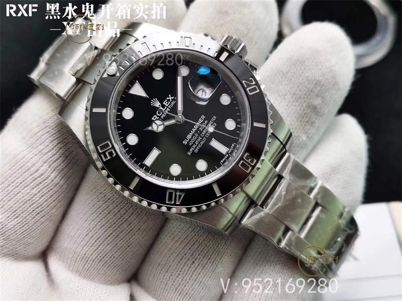RXF廠勞力士黑水鬼復刻表對比正品怎么樣-復刻表