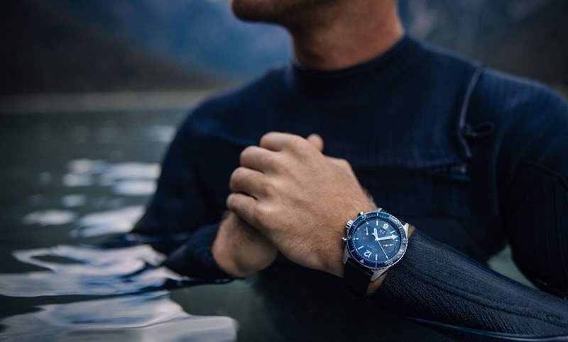 藍(lán)面、藍(lán)陶瓷圈打頭陣! Glashütte Original SeaQ系列首次搭載計時功能-復(fù)刻表