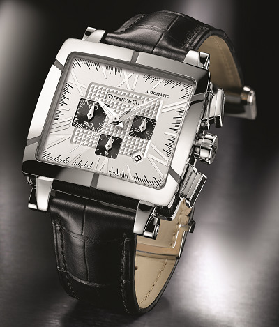 Tiffany ATLAS GENT SQUARE CHRONO watch 蒂芙尼Tiffany & Co手表和斯沃琪集團(tuán)的手表哪個(gè)更值得入手-復(fù)刻表