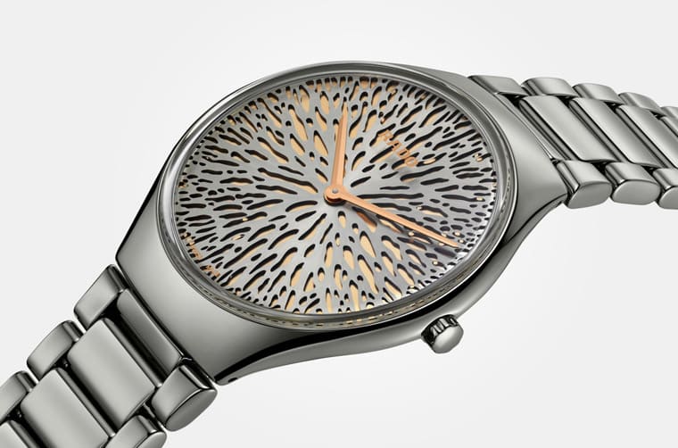 雷達表真我超薄世界花園合作款再推出三款面盤花紋來自瀕危植物的創(chuàng)意聯名表-復刻表