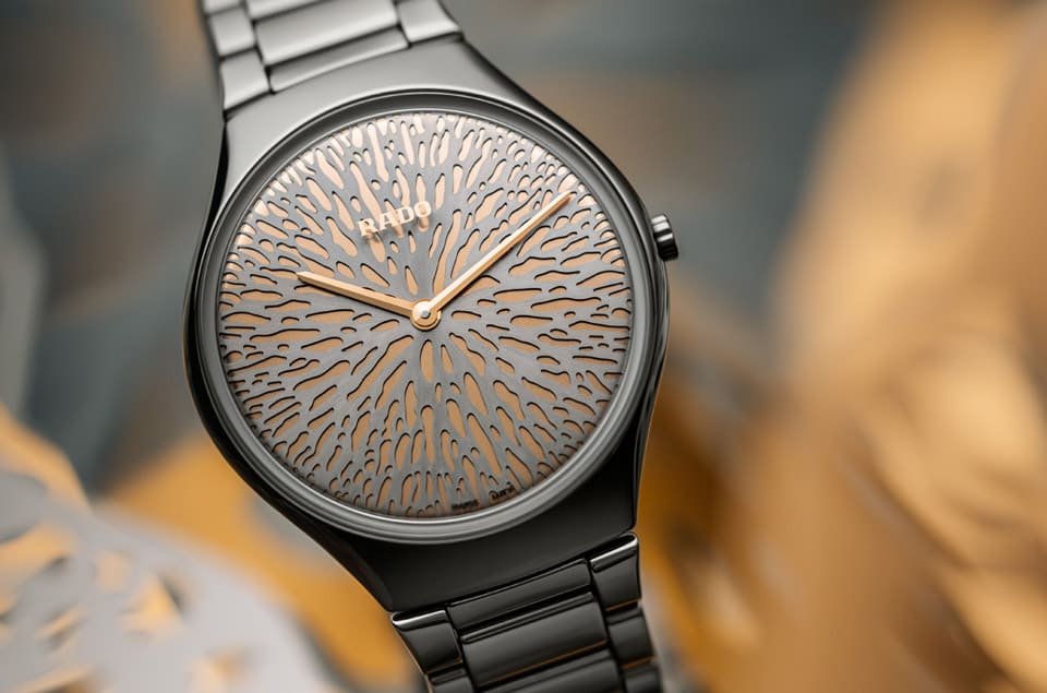 雷達表真我超薄世界花園合作款再推出三款面盤花紋來自瀕危植物的創(chuàng)意聯名表-復刻表