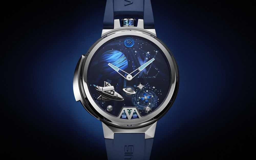 Louis Vuitton推出Tambour Jacquemart Minute Repeater 200 Years三問報時腕表：太空漫游-復刻表