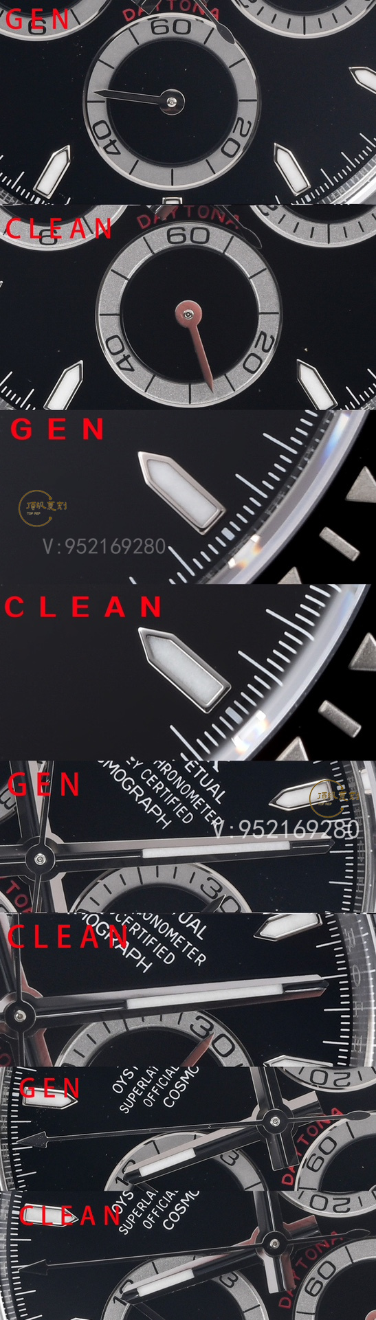 Clean廠C廠勞力士4131黑陶迪126500ln手表對(duì)比正品怎么樣-復(fù)刻表