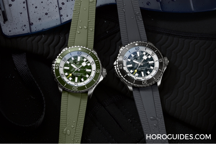 BREITLING - 彩虹時標面、46mm千米深潛新表同步現身|BREITLING Superocean系列新表