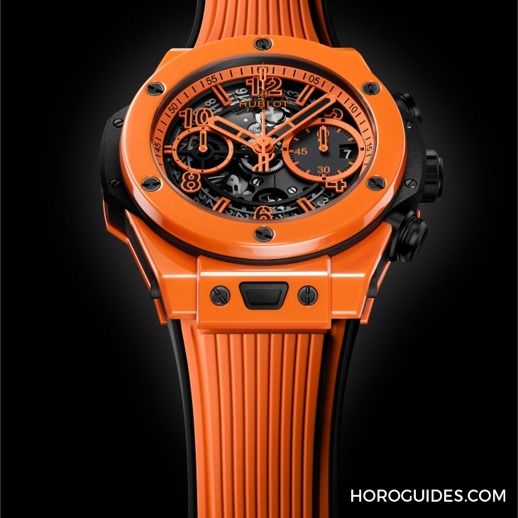 HUBLOT - 今夏最時尚的色彩！ HUBLOT推出全新Big Bang Unico Orange Ceramic橙色陶瓷腕表