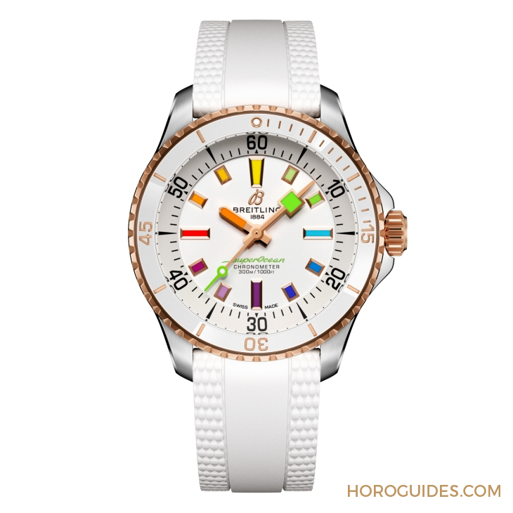BREITLING - 彩虹時標面、46mm千米深潛新表同步現身|BREITLING Superocean系列新表