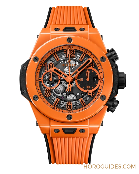 HUBLOT - 今夏最時尚的色彩！ HUBLOT推出全新Big Bang Unico Orange Ceramic橙色陶瓷腕表