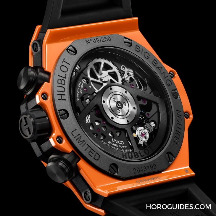 HUBLOT - 今夏最時尚的色彩！ HUBLOT推出全新Big Bang Unico Orange Ceramic橙色陶瓷腕表