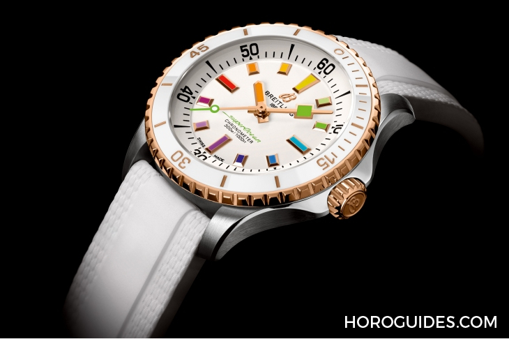 BREITLING - 彩虹時標面、46mm千米深潛新表同步現身|BREITLING Superocean系列新表