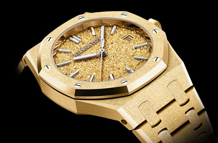 愛(ài)彼皇家橡樹(shù)系列再添新作:霜金自動(dòng)表的璀璨工藝-復(fù)刻表