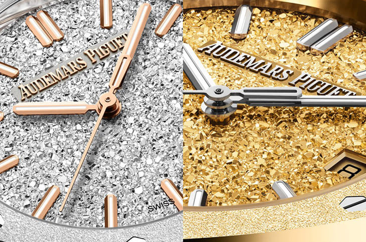 愛(ài)彼皇家橡樹(shù)系列再添新作:霜金自動(dòng)表的璀璨工藝-復(fù)刻表